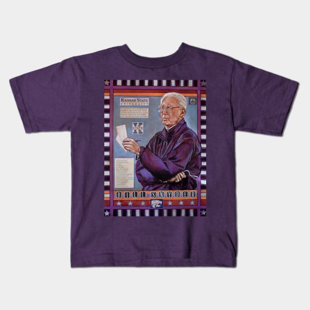 Bill Snyder Kids T-Shirt by Raybomusic01